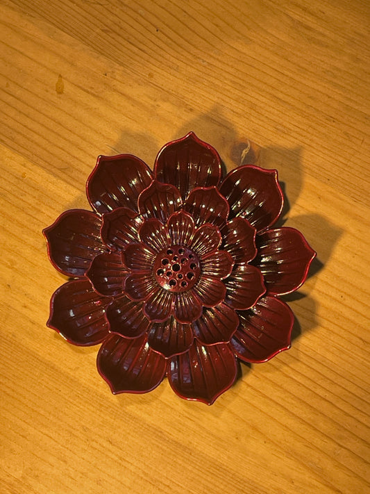 Lotus flower incense holder