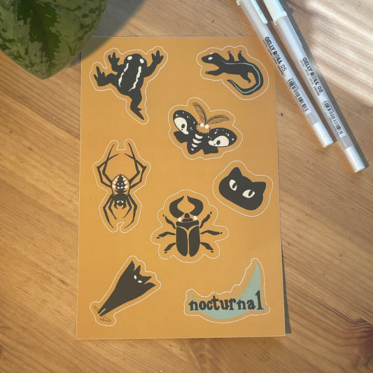 'Hey Let's Go' sticker sheet