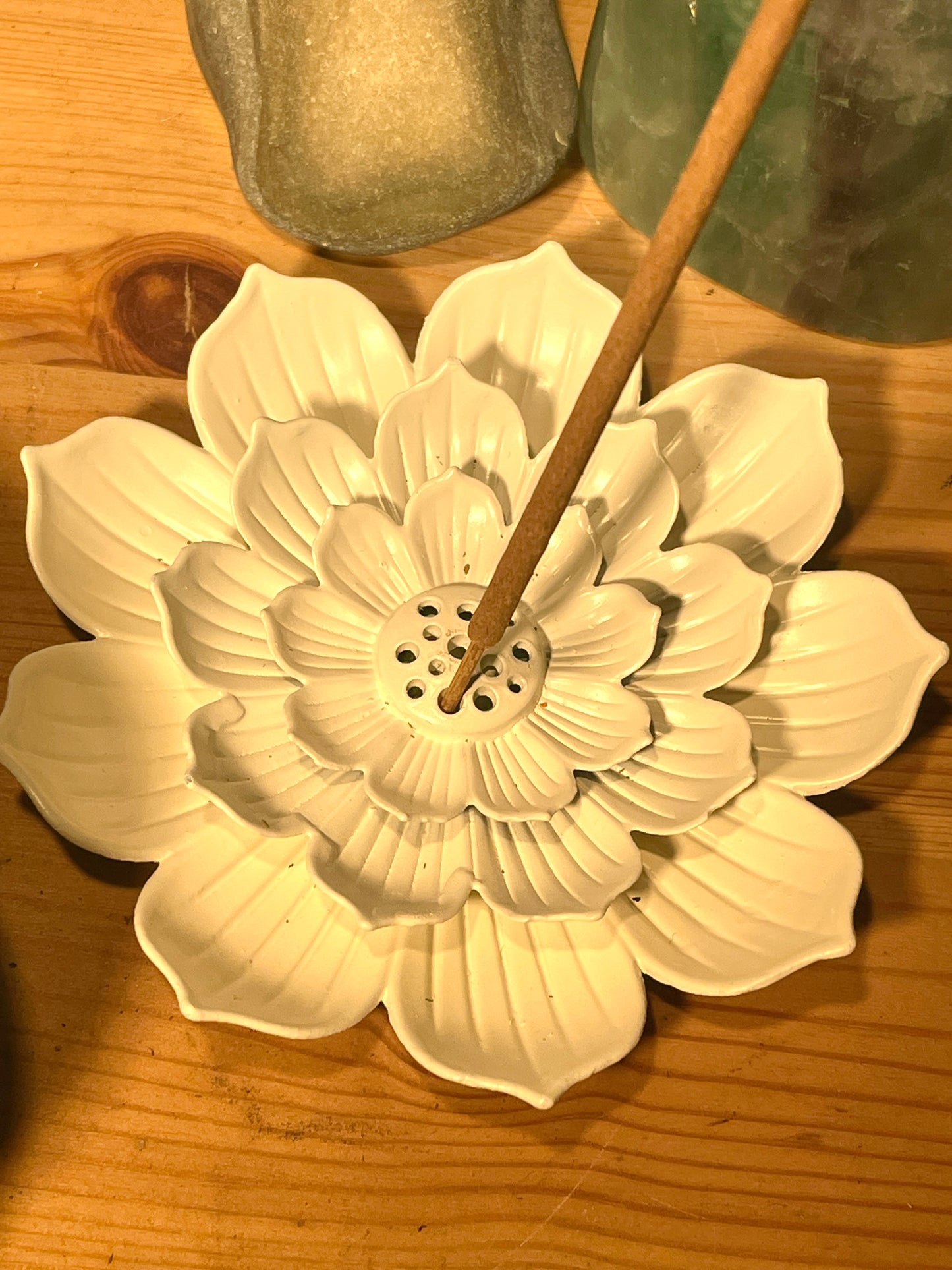 Lotus flower incense holder